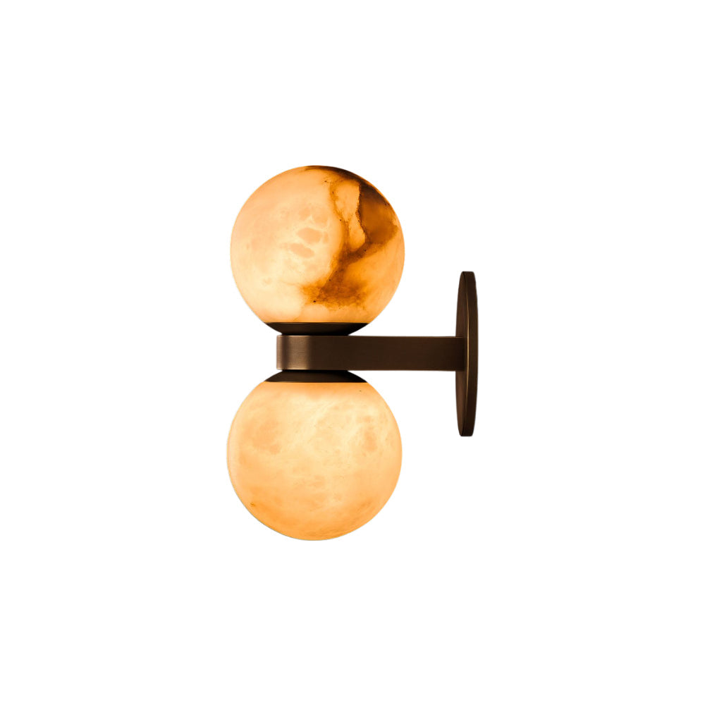 Wall Lamp Alabaster Modern Minimalist Globe Living Room | Lamp Copper ...