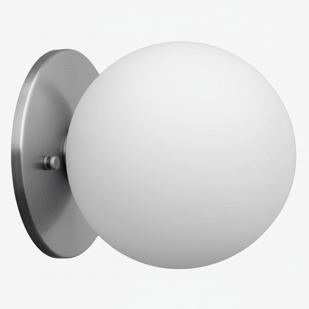 Pearl Wall Lamp Brass&Glass