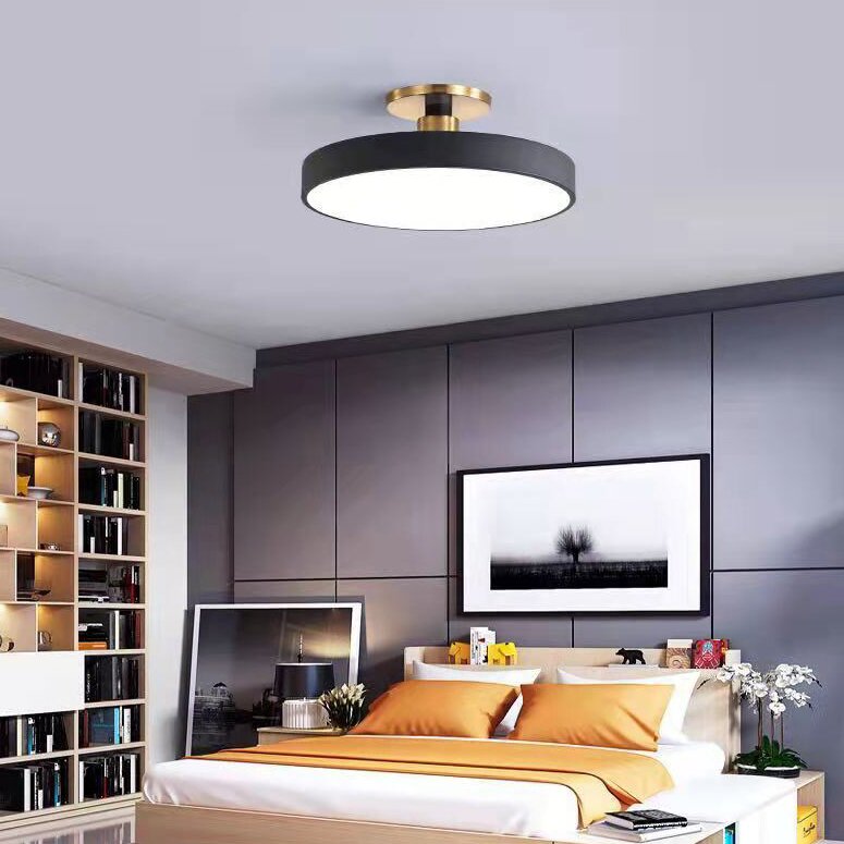 Loma Flush Mount Ceiling Light - Lamp Copper