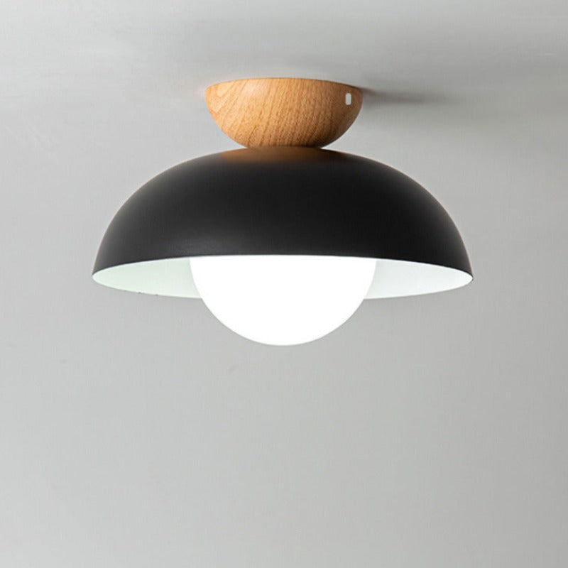 Muto Nordic Pendant Light/Flush Mount Ceiling Light Wood/Metal Black Kitchen Balcony - Lamp Copper
