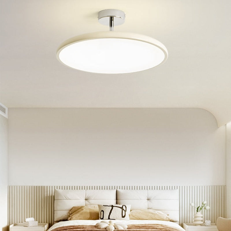 Valentina Vintage Flush Mount Ceiling Light Metal Red/White/Green LED Bedroom - Lamp Copper