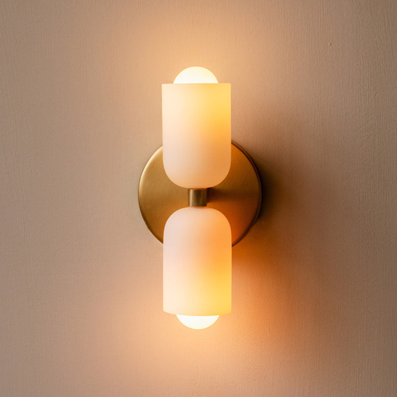 Valentina Modern LED Indoor Wall Lamp Gold Black Living Room Bedroom - Lamp Copper