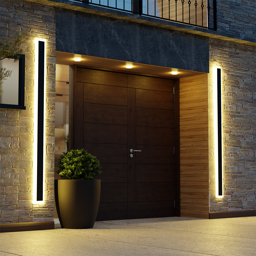 Vynn Linear Outdoor Wall Lamp - Lamp Copper