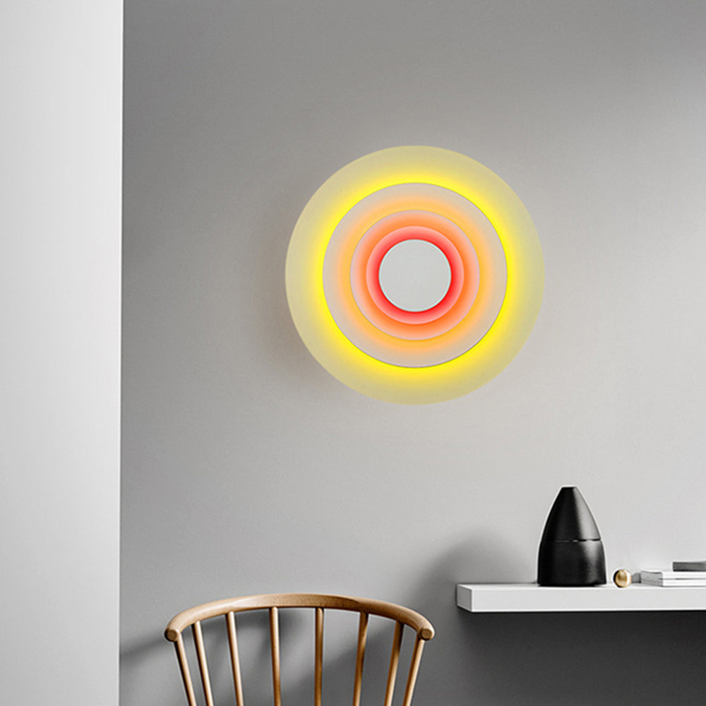 Aria Circular 3-in-1 Colorful LED Wall Lamp - Lamp Copper