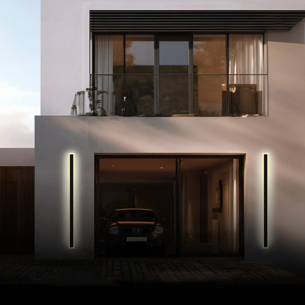Vynn Linear Outdoor Wall Lamp - Lamp Copper