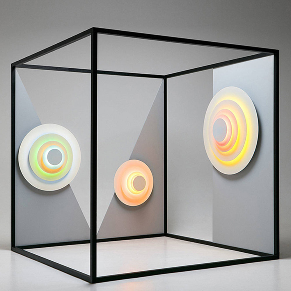 Aria Circular 3-in-1 Colorful LED Wall Lamp - Lamp Copper