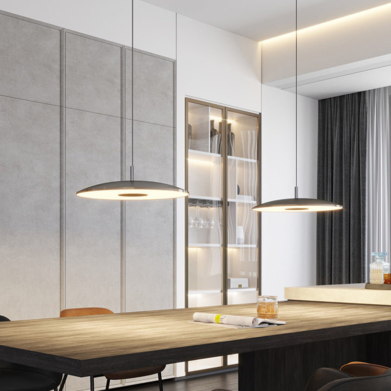 Arisha kitchen Pendant Light White& Nickel Post Modern - Lamp Copper