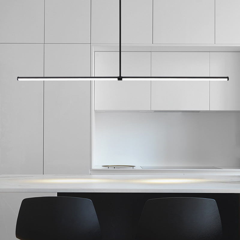 Arisha Pendant Light Minimalist Black Modern LED Dining Room Office - Lamp Copper