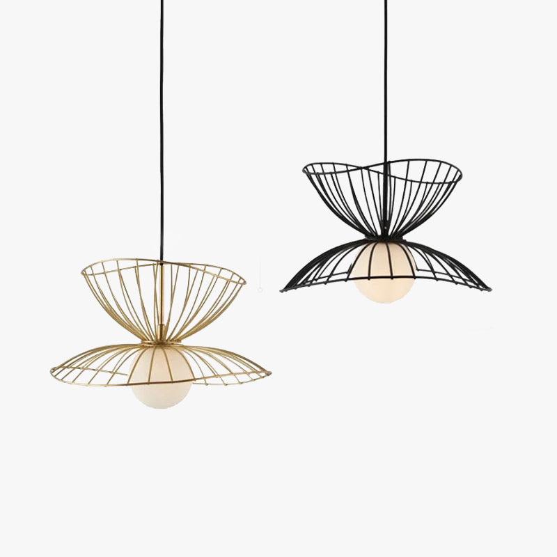 Ritta Pendant Light Modern, Metal, Gold/Black, Kitchen Island - Lamp Copper