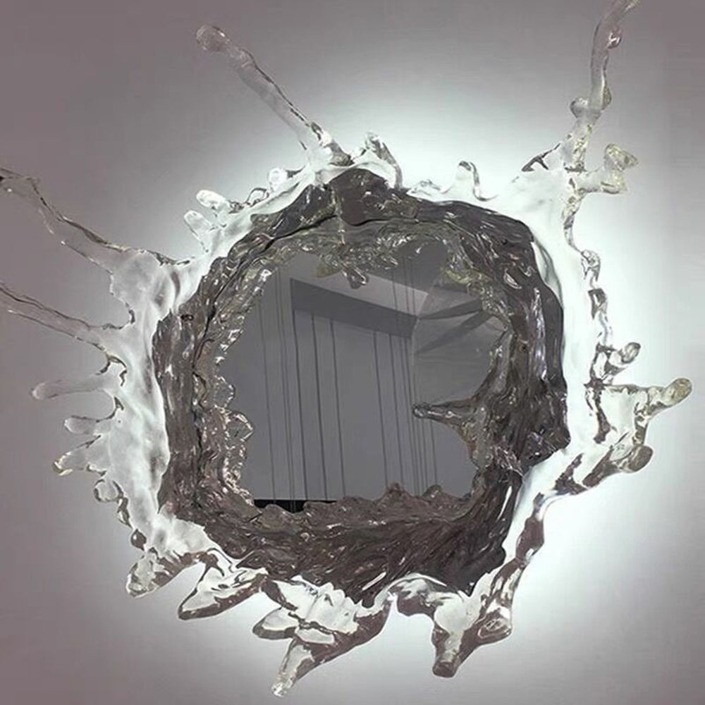 Kristy Wall Lamp Water Ripple Mirror Light - Lamp Copper