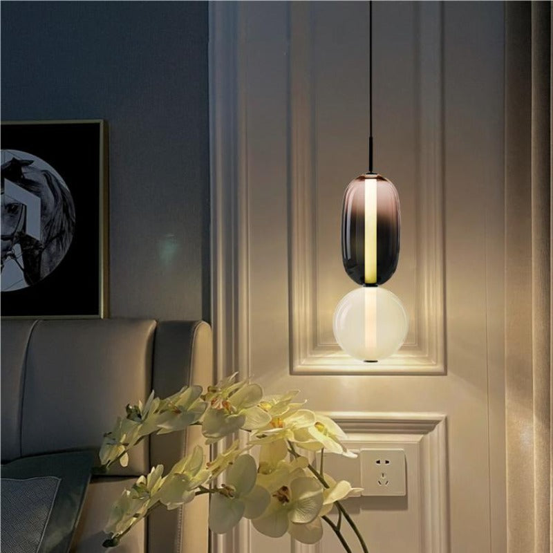Syro Pendant Light Candied Glass - Lamp Copper