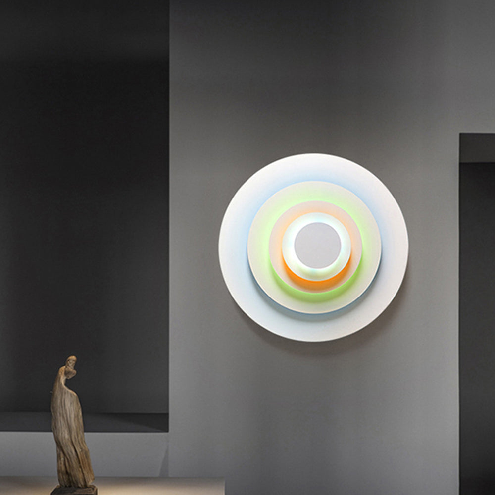 Aria Circular 3-in-1 Colorful LED Wall Lamp - Lamp Copper