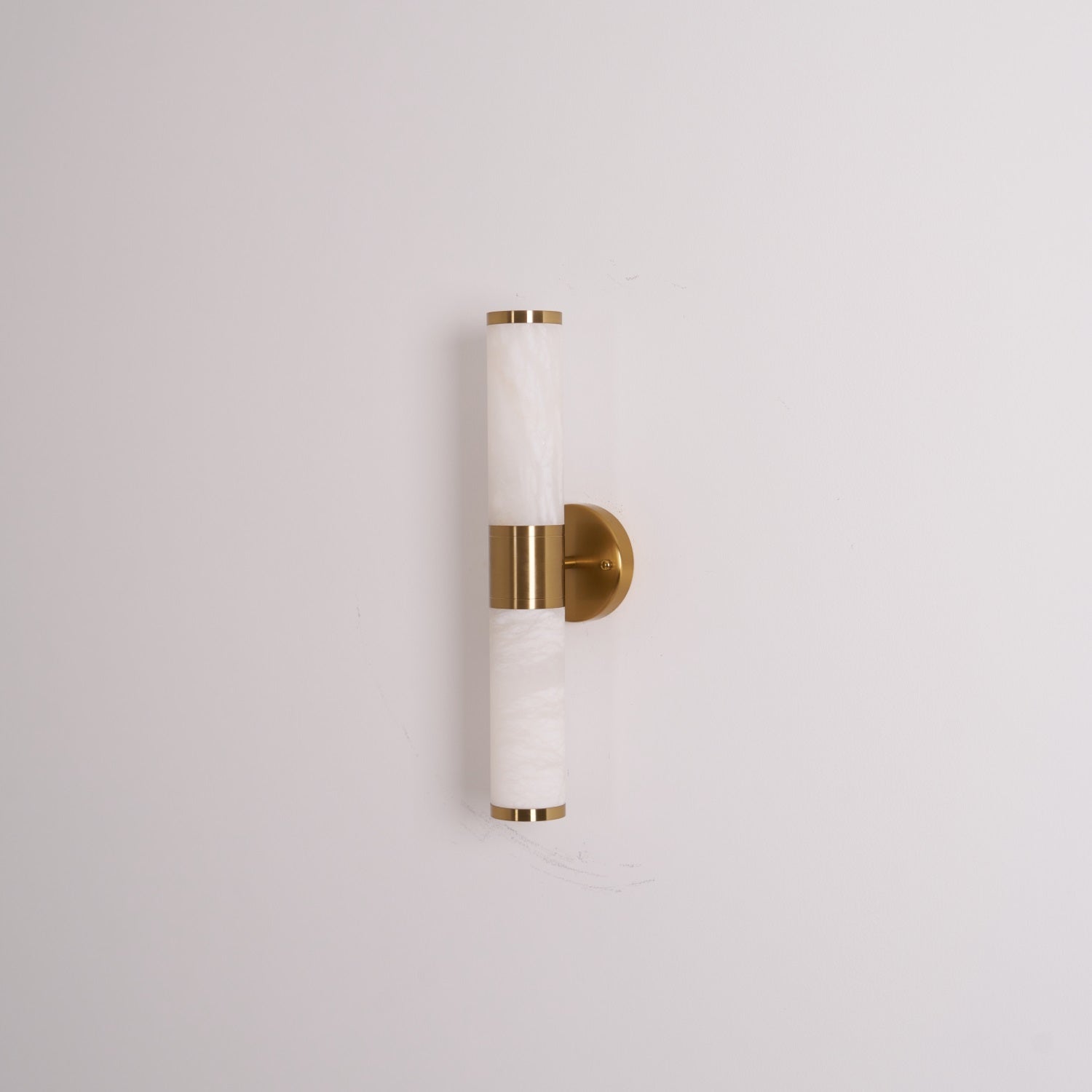 Kaia Minimalist Alabaster Wall Lamp - Lamp Copper
