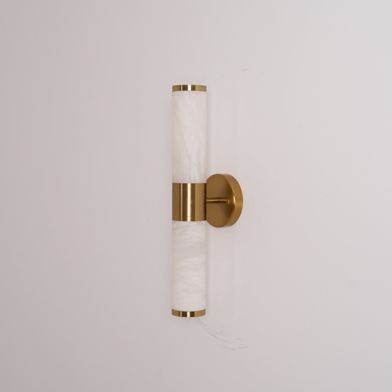Kaia Minimalist Alabaster Wall Lamp - Lamp Copper