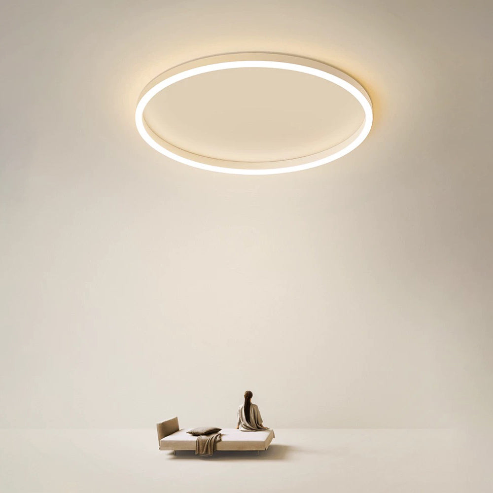 Olen Flush Mount Ceiling Light - Lamp Copper