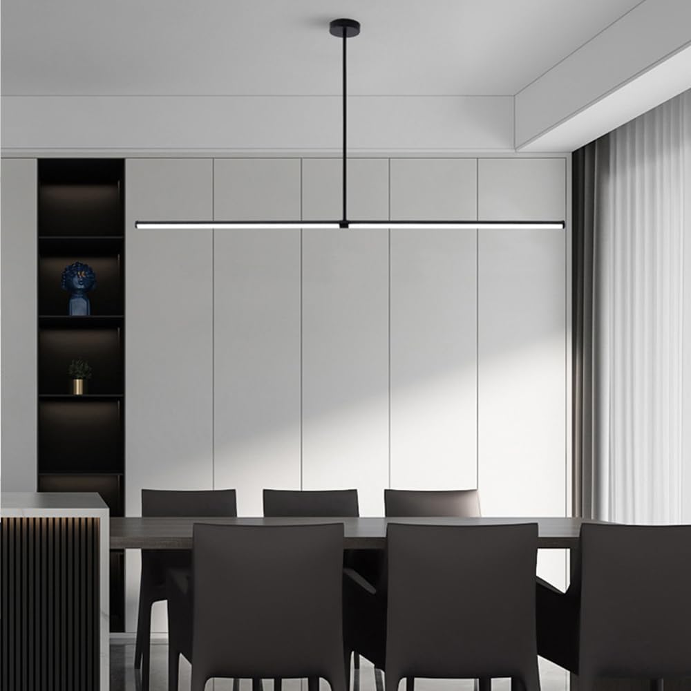 Arisha Pendant Light Minimalist Black Modern LED Dining Room Office - Lamp Copper