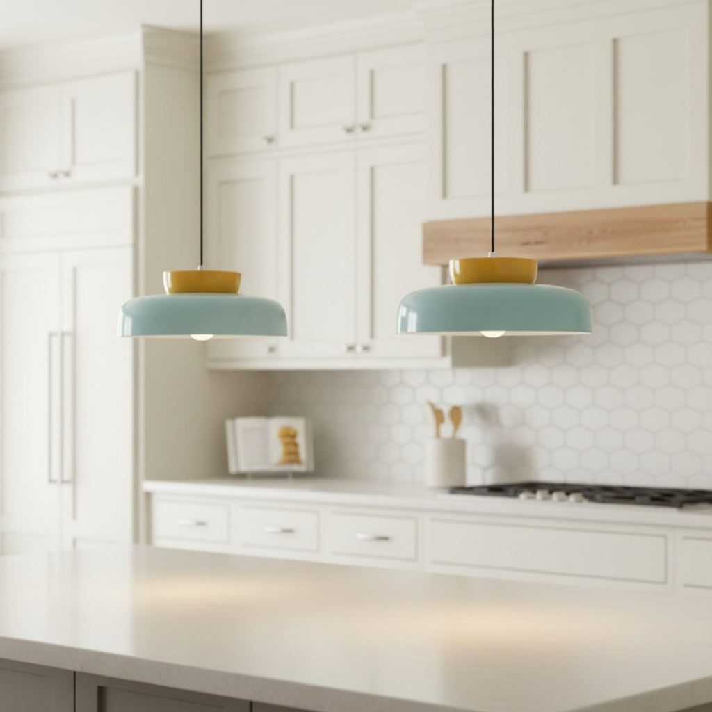 Hues Ceramic Bowl  Pendant Light