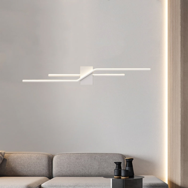 Arisha Minimalist Linear Metal Vanity Wall Light - Lamp Copper