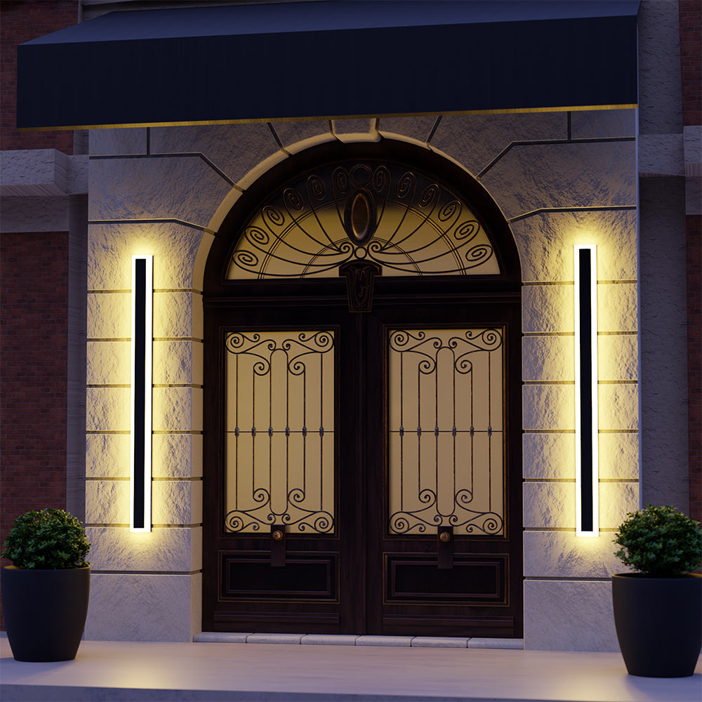 Vynn Linear Outdoor Wall Lamp - Lamp Copper