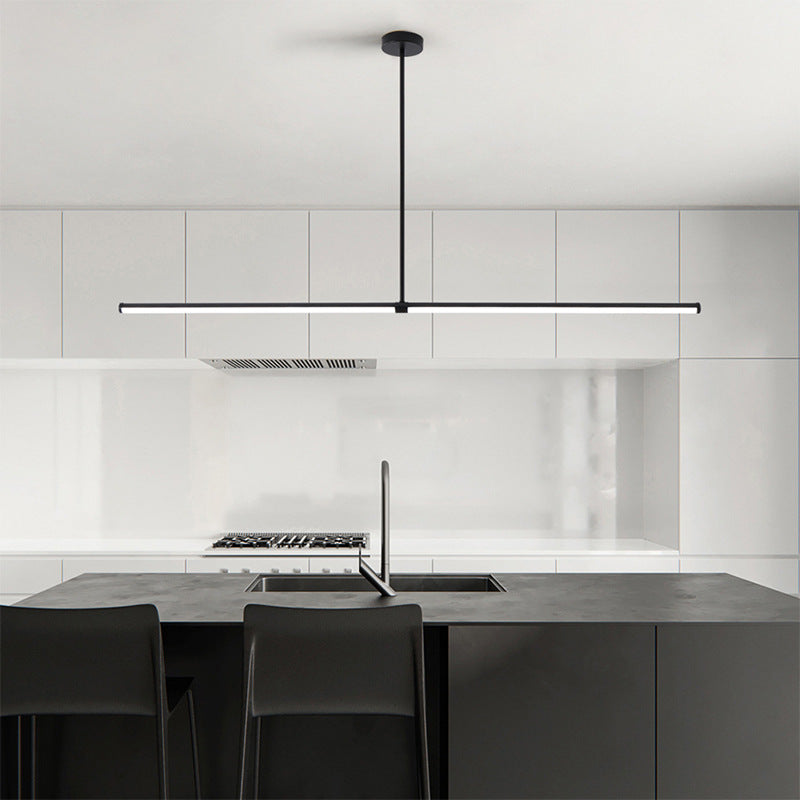 Arisha Pendant Light Minimalist Black Modern LED Dining Room Office - Lamp Copper