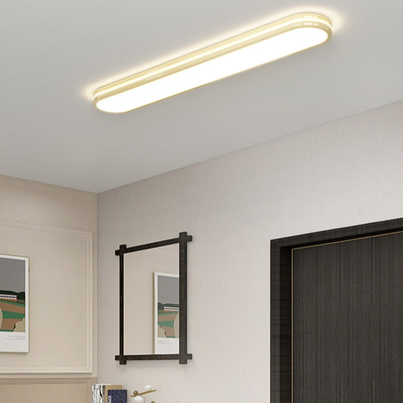 Arisha Modern LED Flush Mount Ceiling Light Black/Yellow/White Living Room - Lamp Copper