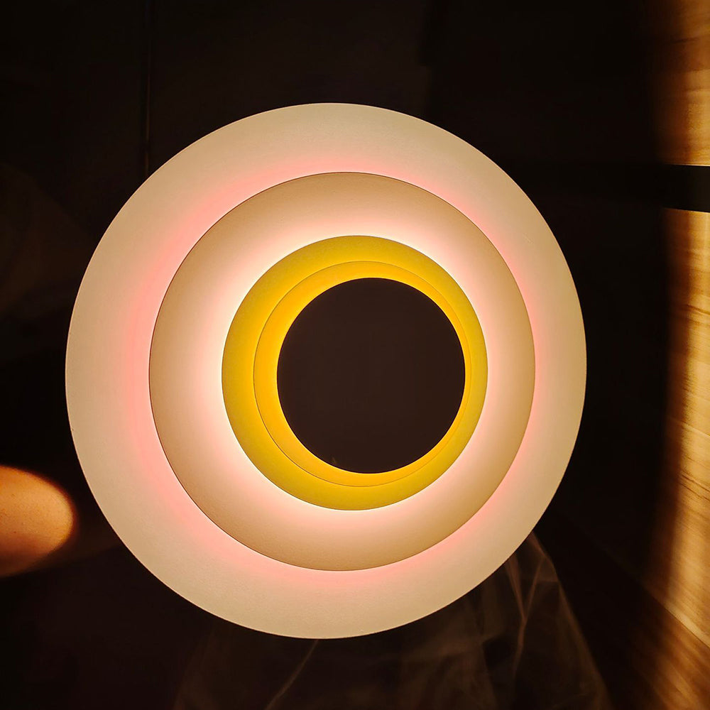 Aria Circular 3-in-1 Colorful LED Wall Lamp - Lamp Copper