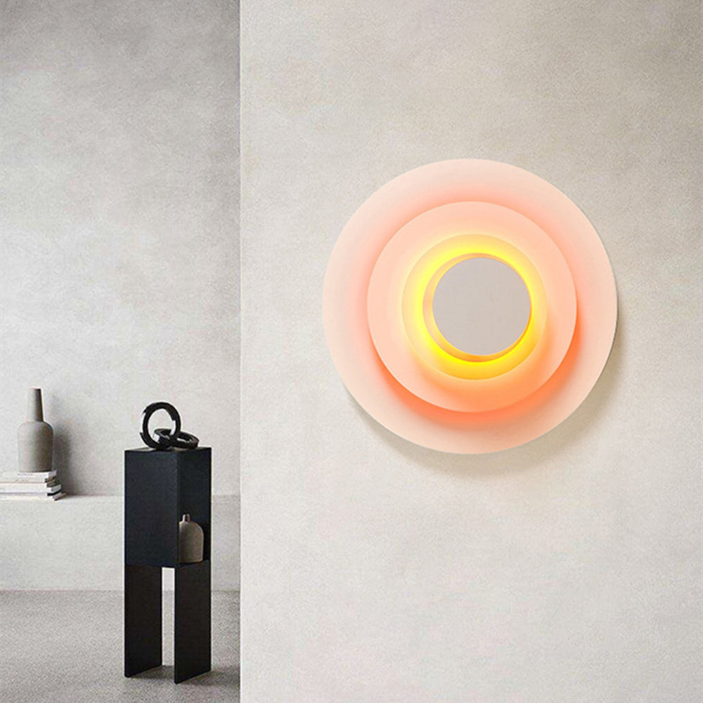 Aria Circular 3-in-1 Colorful LED Wall Lamp - Lamp Copper