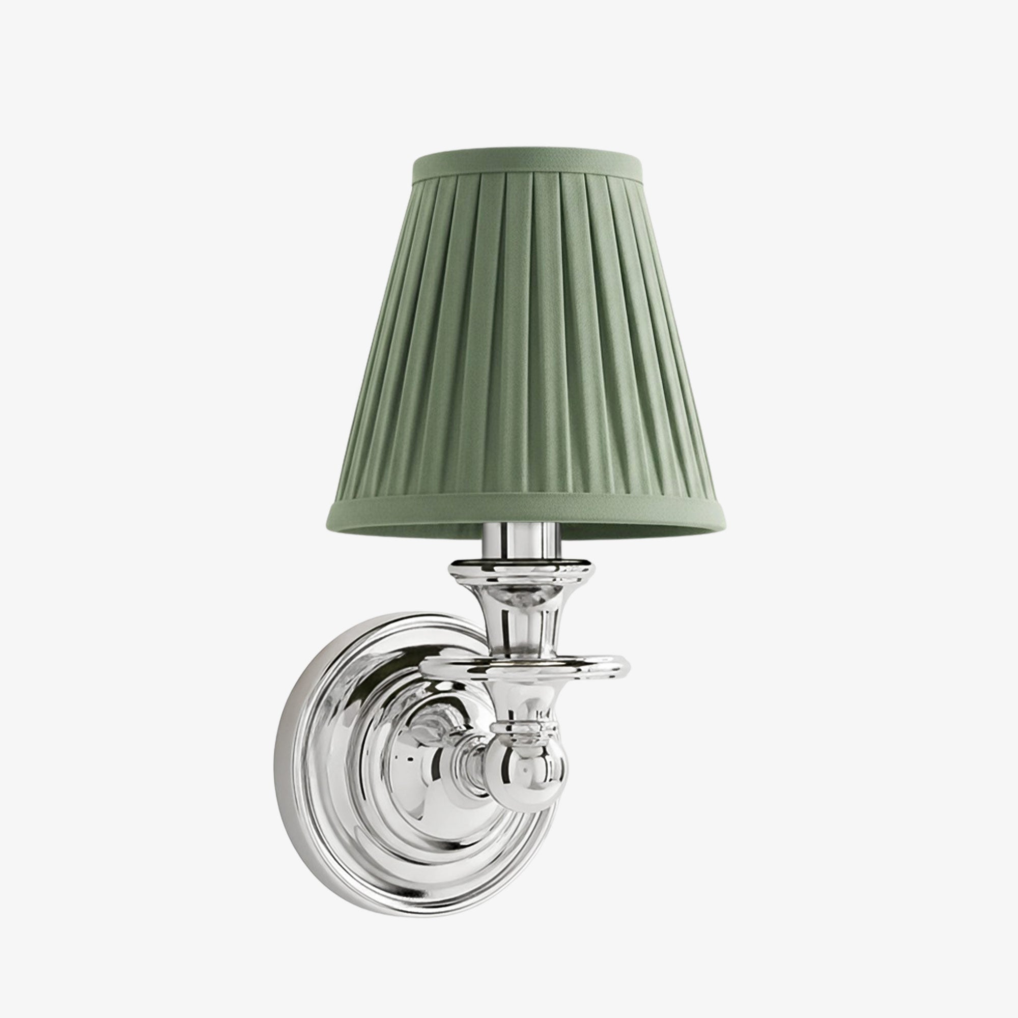 Elite White Fabric Wall Sconce Contemporary Bathrooms