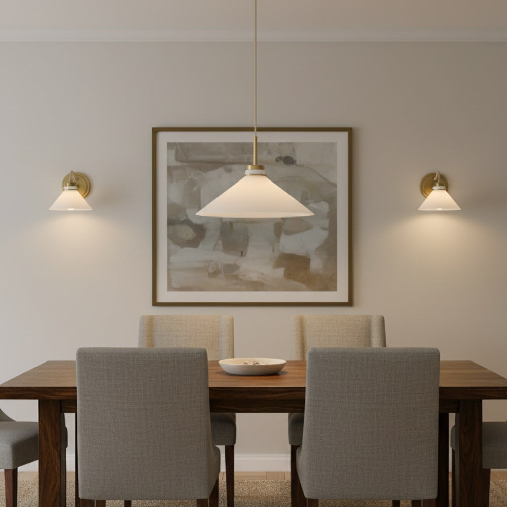 Grange Wall Lamp Metal&Glass