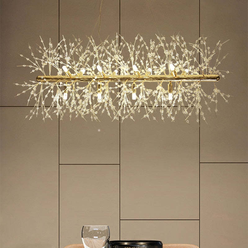 Kalia Vintage Pendant Light Dandelion firework - Lamp Copper