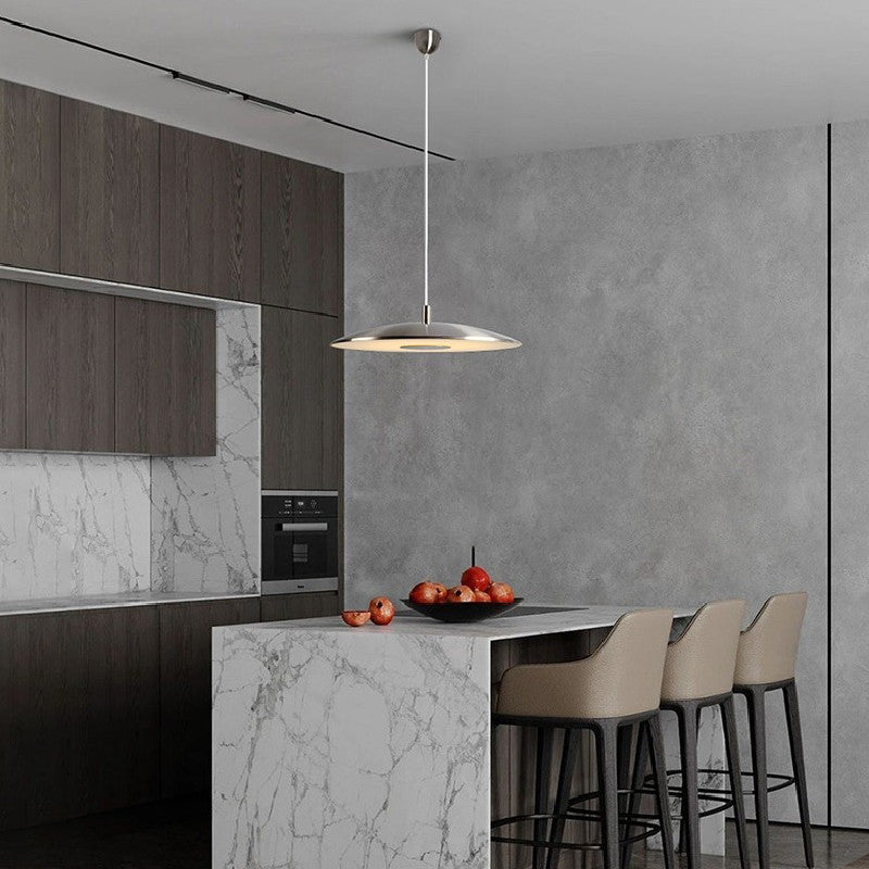 Arisha kitchen Pendant Light White& Nickel Post Modern - Lamp Copper