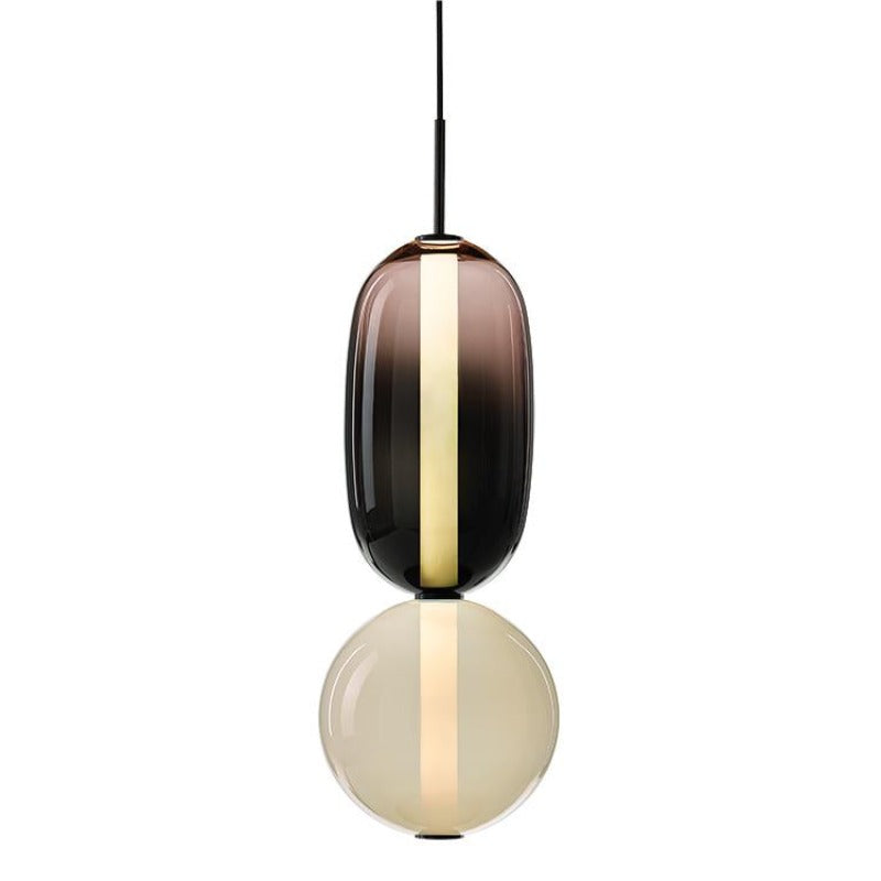 Syro Pendant Light Candied Glass - Lamp Copper