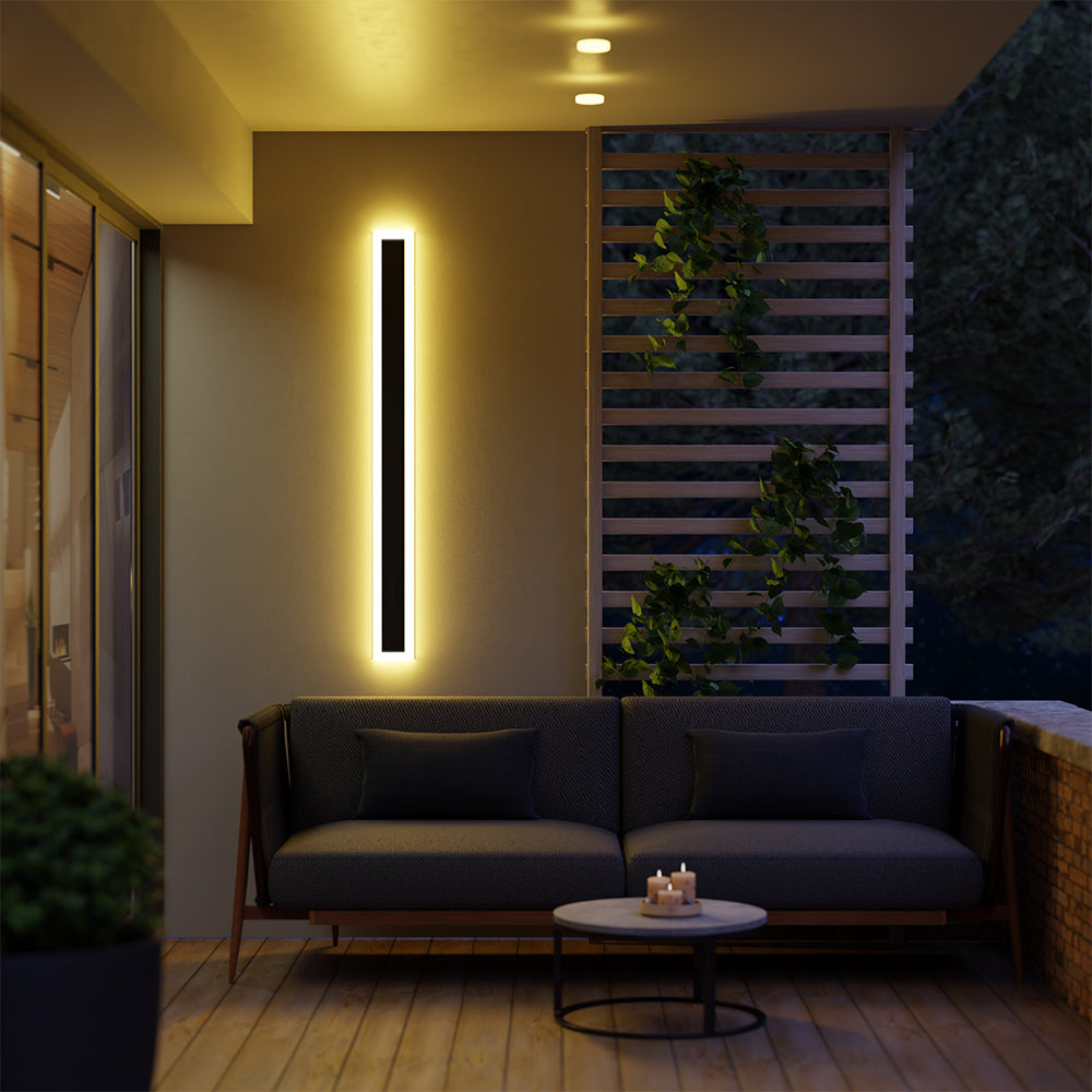 Vynn Linear Outdoor Wall Lamp - Lamp Copper