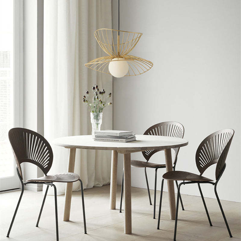 Ritta Pendant Light Modern, Metal, Gold/Black, Kitchen Island - Lamp Copper