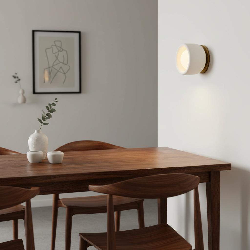 Kiln Porcelain Metal Wall Sconce