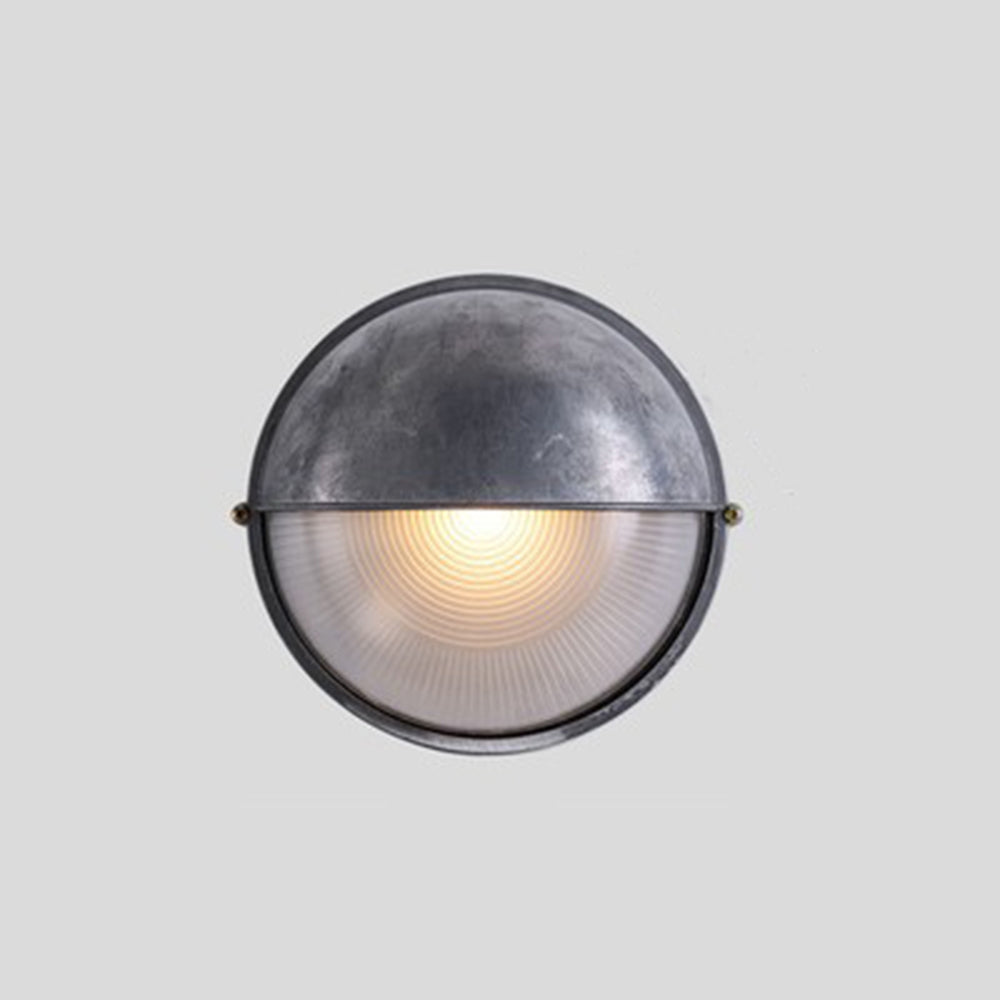 Vorn Modern Round/Ellipse Outdoor Waterproof Wall Lamp. 2 Colors - Lamp Copper