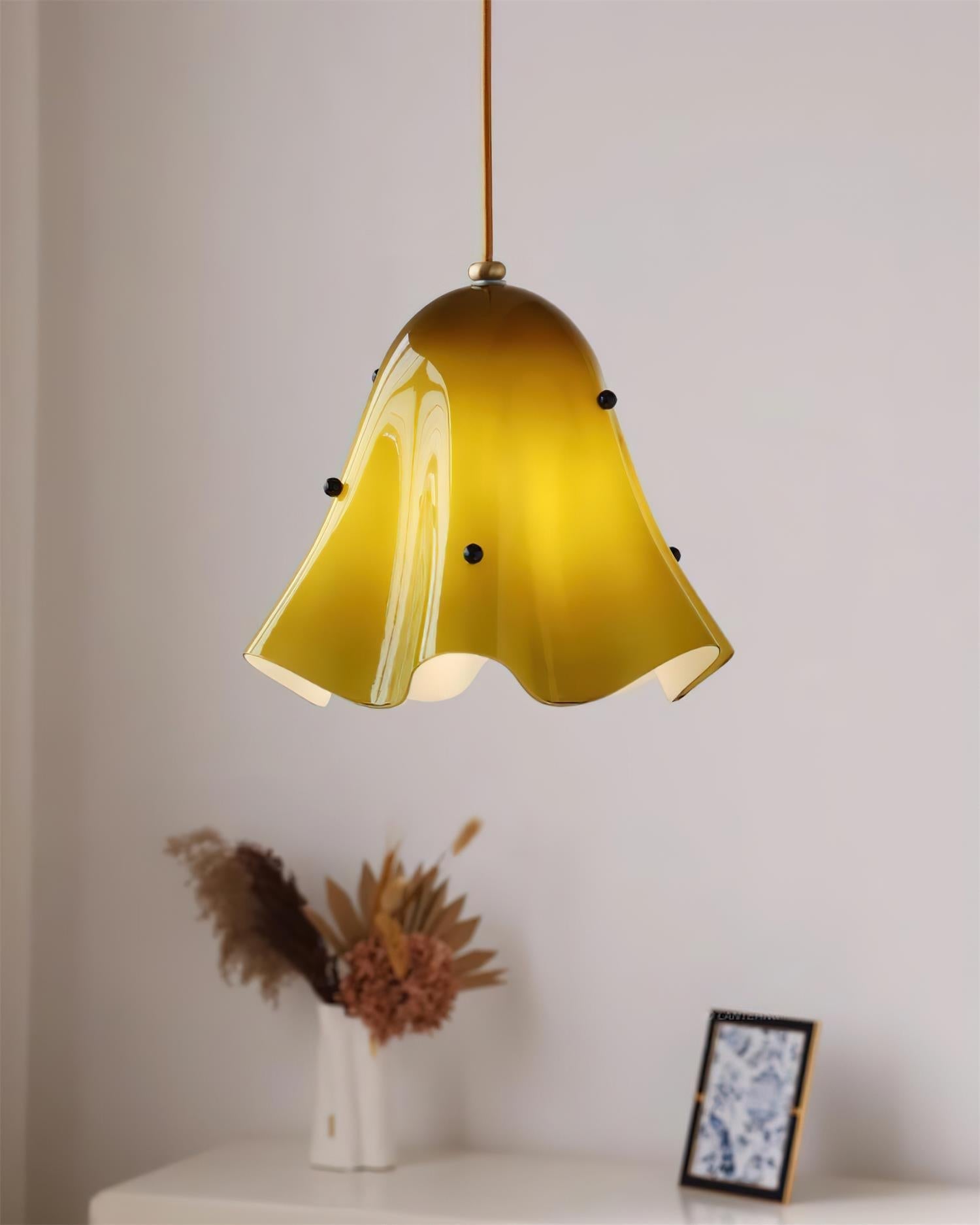 Musa Artistic Glass Modern Bloom Inspired Ceiling Lamp