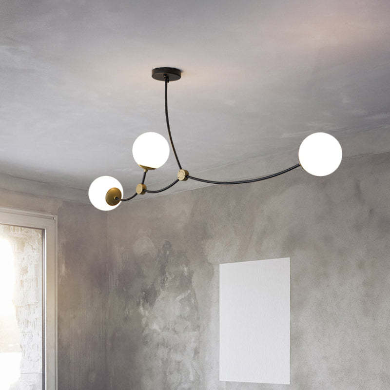 Valentina Minimalist Elegant Unique Branch Chandeliers, Living Room - Lamp Copper