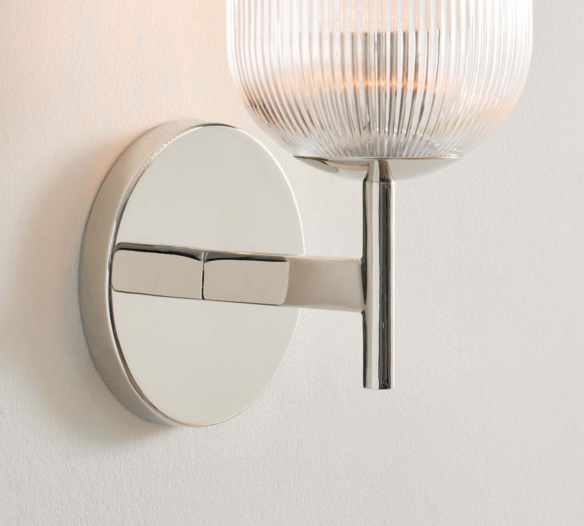 Haze Glass Metal Wall Light