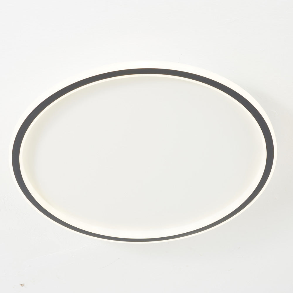 Quasso Flush Mount Ceiling Light Modern LED Round - Lamp Copper