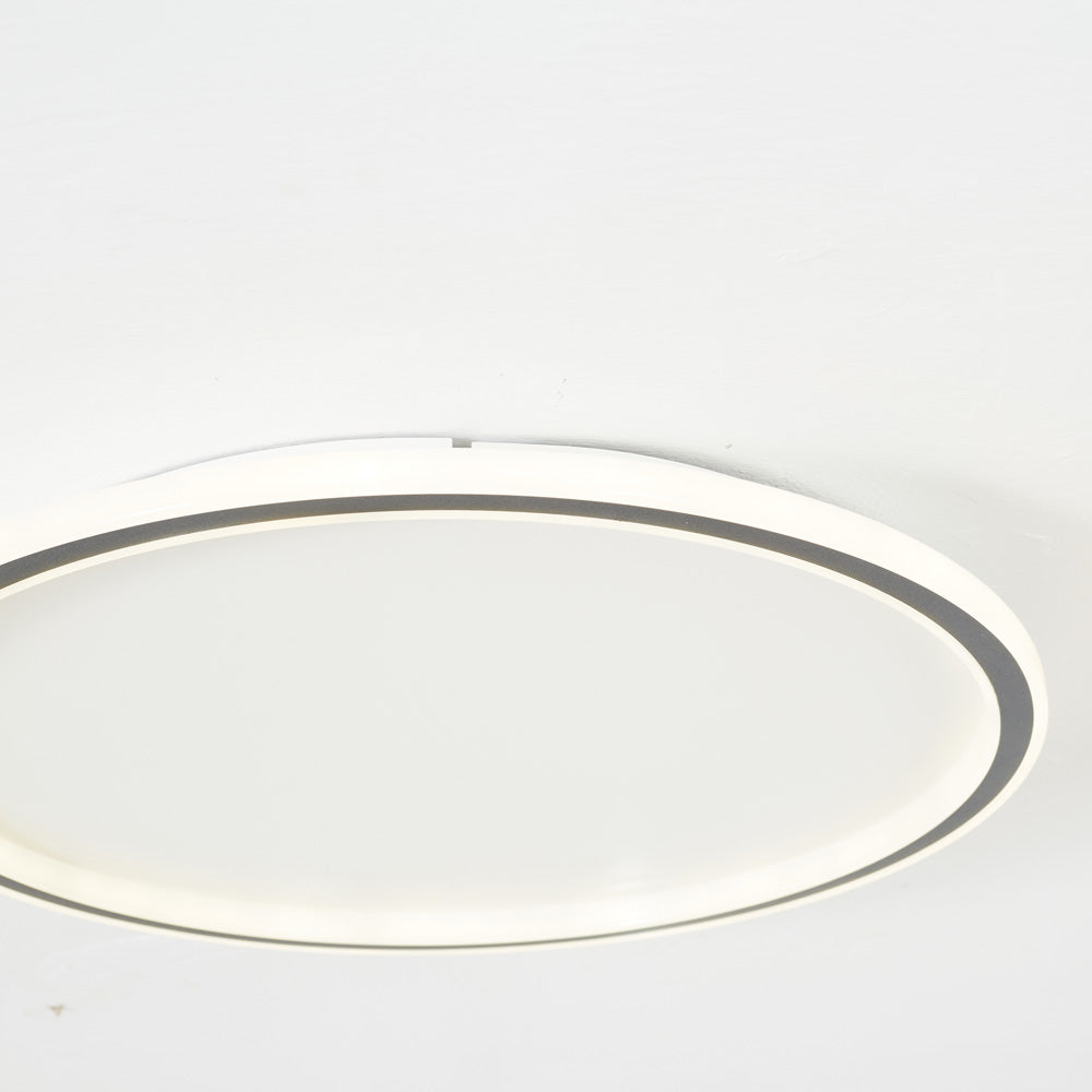 Quasso Flush Mount Ceiling Light Modern LED Round - Lamp Copper