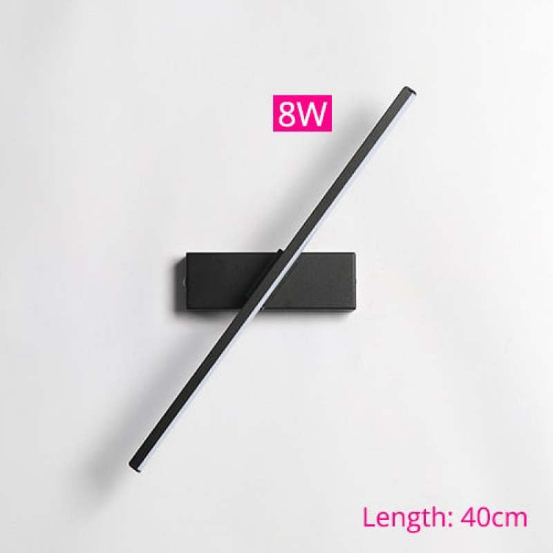 Struve Rotatable Wall Lamp for Bedroom, Black/White - Lamp Copper