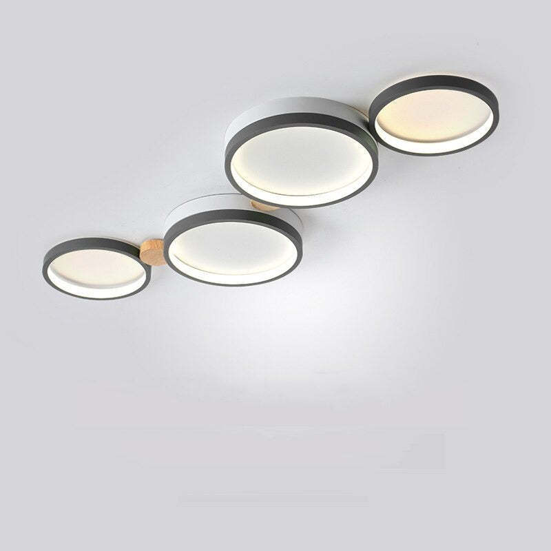 Arisha Round Flush Mount Ceiling Light 3 Colour 3/4/5/6/7 Heads - Lamp Copper