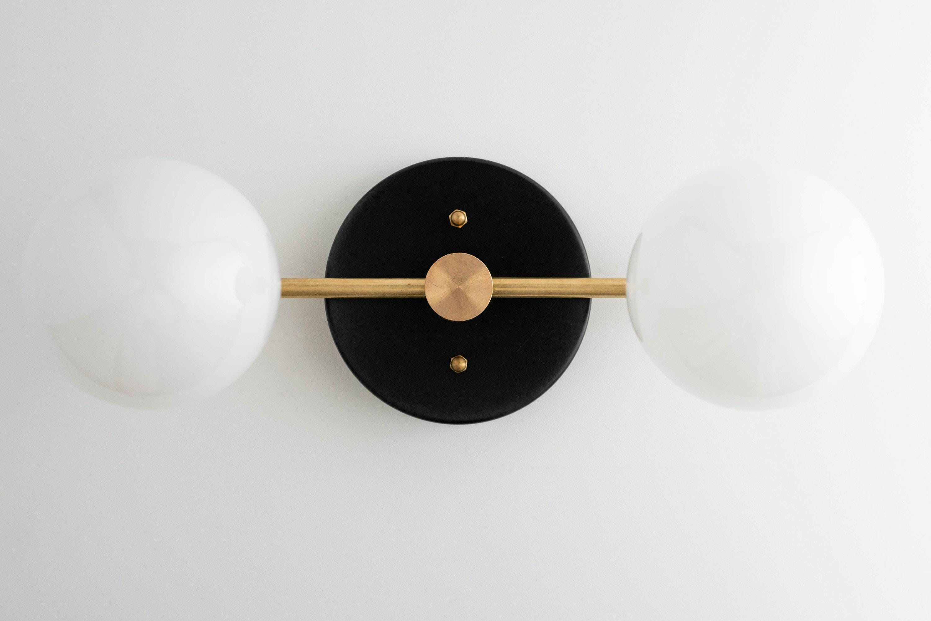 Pearl  Modern Brass Wall Sconce for Bathroom