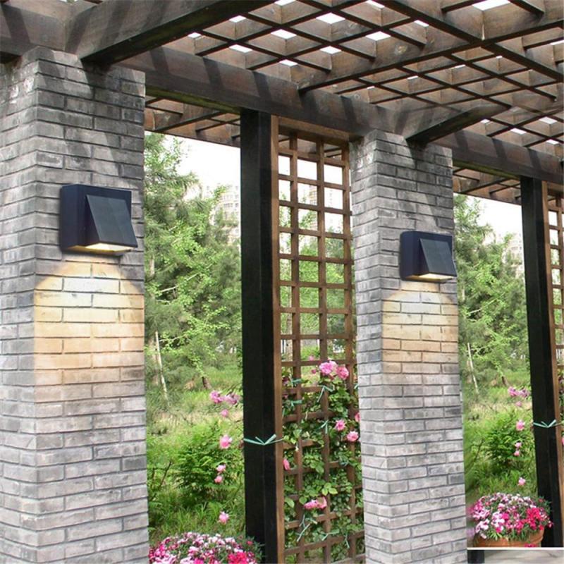 Vexto Modern Black Metal LED Outdoor Wall Lamp - Lamp Copper