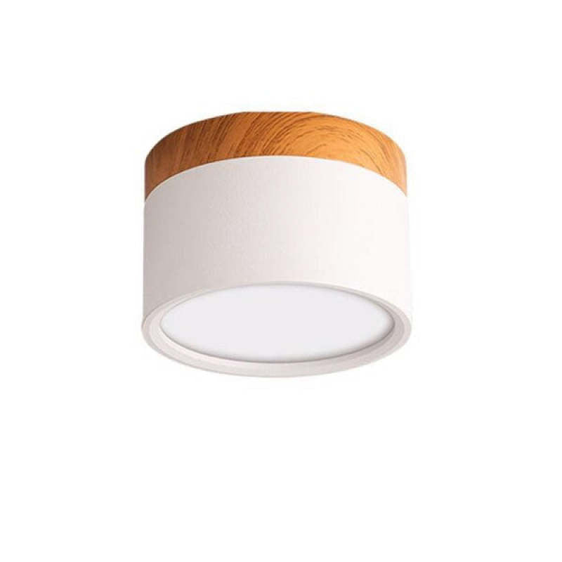 Jojo Cylindrical Flush Mount Ceiling Light - Lamp Copper