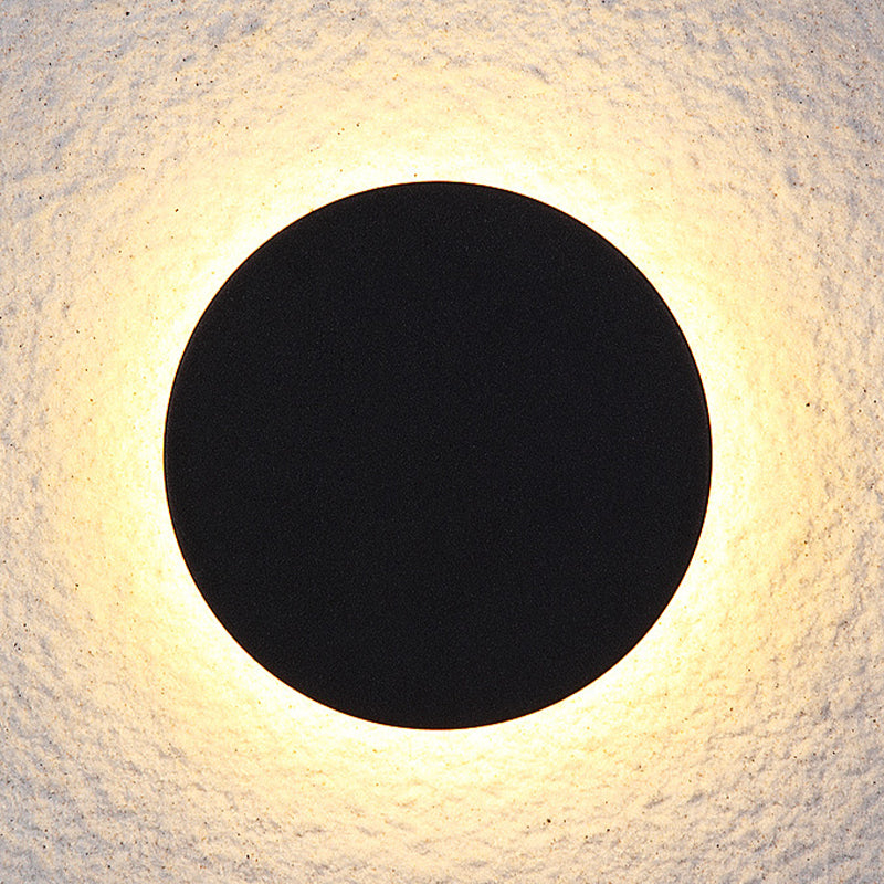 Klyne Minimalist Round/Square Outdoor Wall Lamp LED, Black/White - Lamp Copper