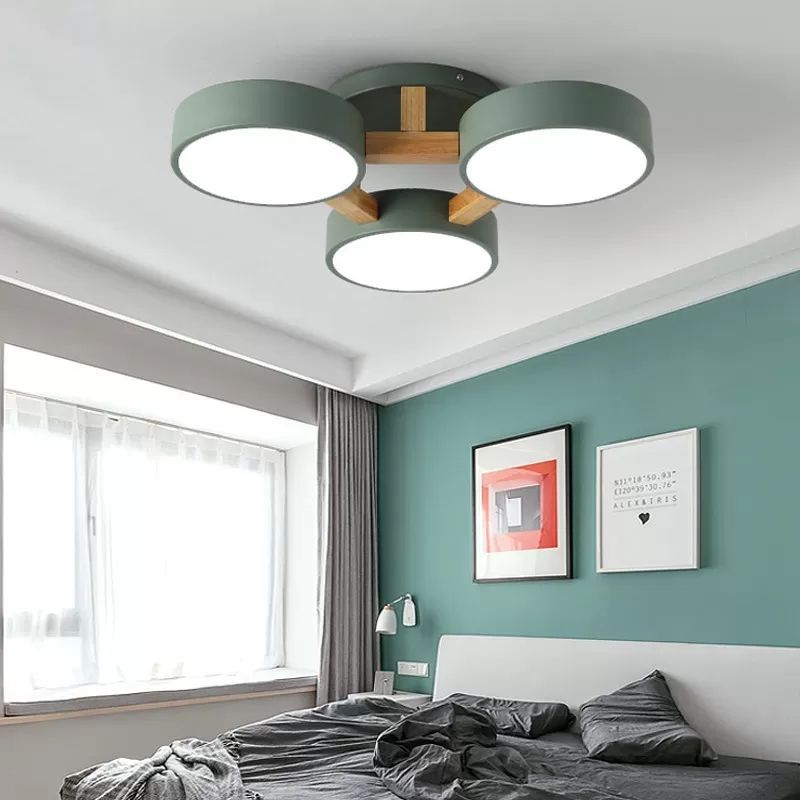 Arisha Nordic Minimalist Flush Mount Ceiling Light - Lamp Copper