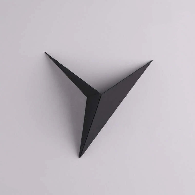 Calno Metal Modern LED Wall lamps for Bedroom, Triangle - Lamp Copper