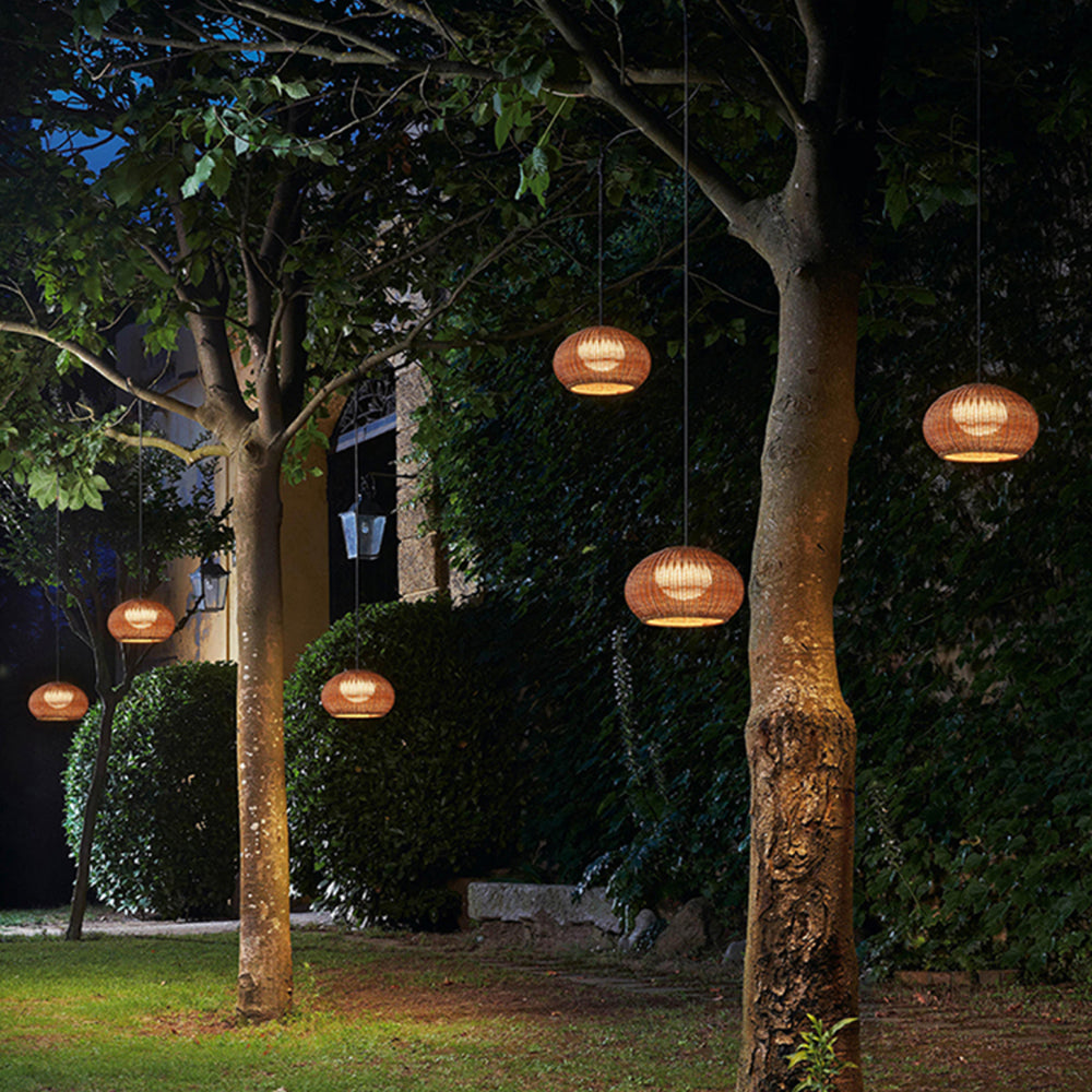 Ray Modern Lantern Pendant Light, Metal/Acrylic, Beige/Coffee - Lamp Copper